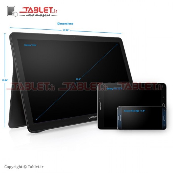 Tablet Samsung Galaxy View 18.4 WiFi SMT670 32GB تبلت سامسونگ